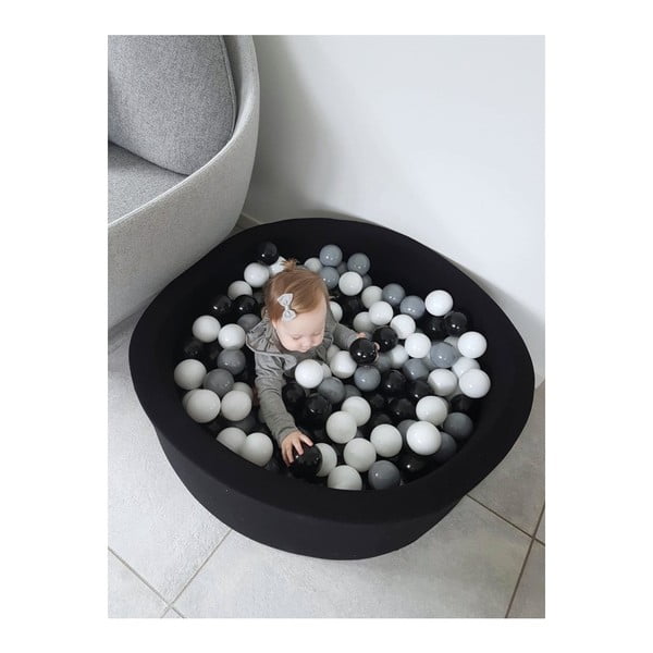 Niebieski suchy basen z 200 piłeczkami Misioo, 90x40 cm-image-3