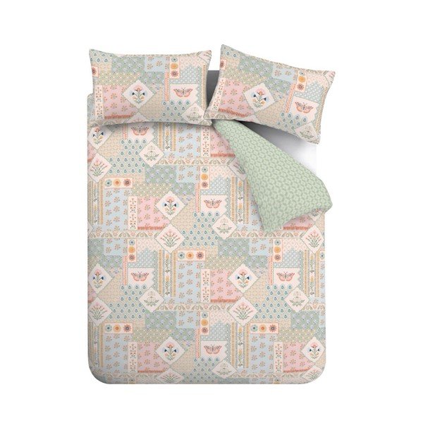 Pościel dwuosobowa 3-częściowa 200x200 cm Folk Patchwork – Catherine Lansfield