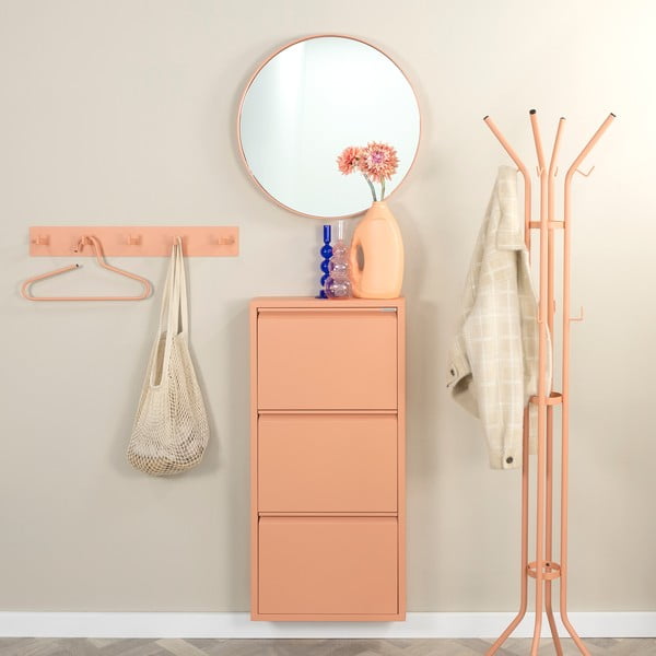 Łososiowy metalowy wieszak ścienny 70 cm Leatherman – Spinder Design-image-3