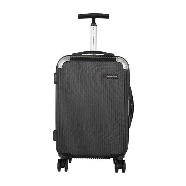 Czarna walizka podręczna Travel World Luxury, 44 l
