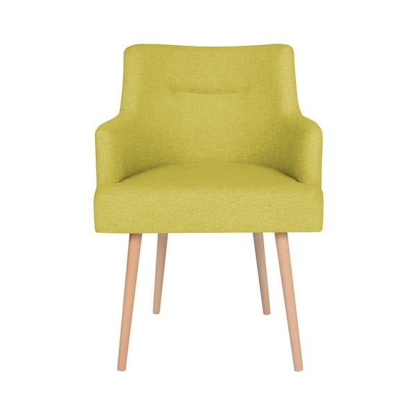 Żółte krzesło do jadalni Cosmopolitan Design Venice
