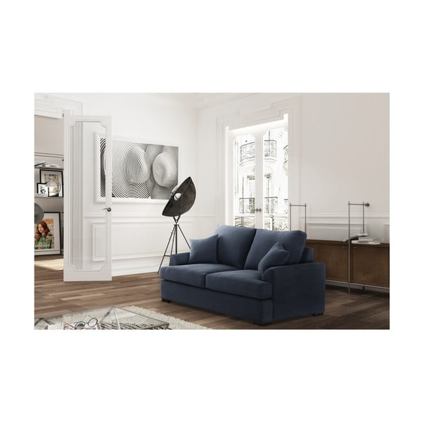 Niebieska sofa rozkładana Jalouse Maison Irina-image-1