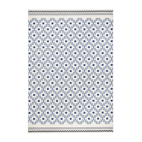 Niebiesko-biały dywan Hanse Home Cubic, 160x230 cm