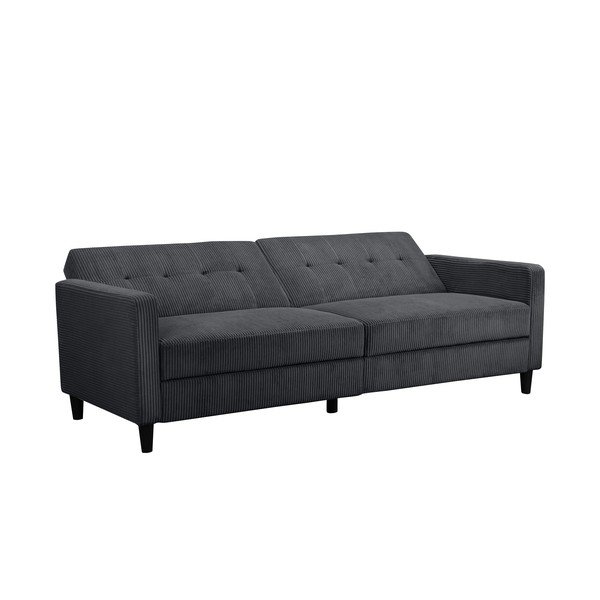 Szara sztruksowa sofa 203 cm Hartford – Støraa-image-1