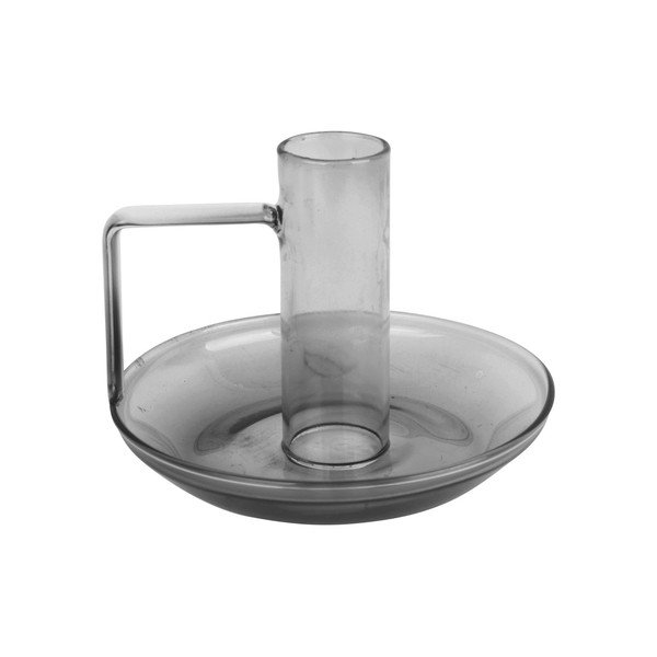 Szary szklany świecznik PT LIVING Mod-image-3