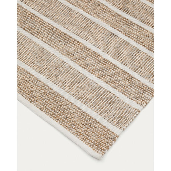 Beżowy dywan odpowiedni na zewnątrz z włókien z recyklingu 200x300 cm Desni – Kave Home-image-2
