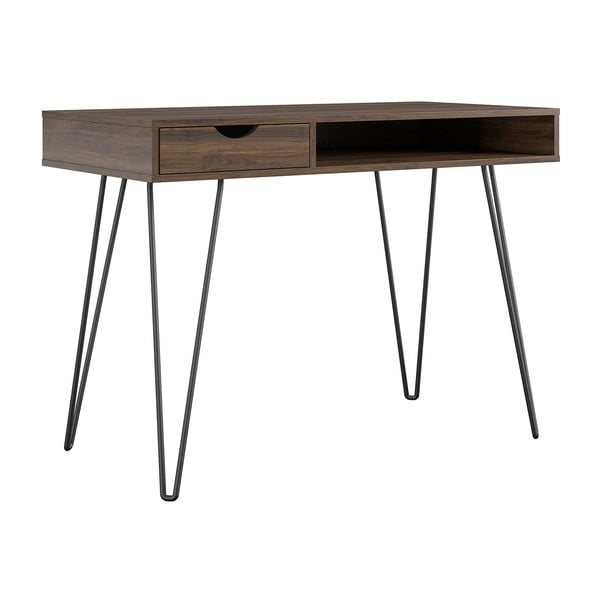 Biurko w dekorze orzecha 49x104 cm Concord – Novogratz