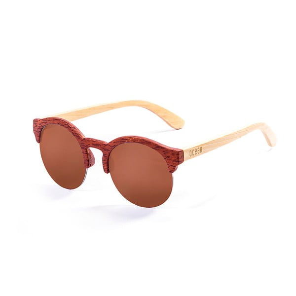 Bambusowe okulary przeciwsłoneczne z brązowymi szkłami Ocean Sunglasses Sotavento Rios