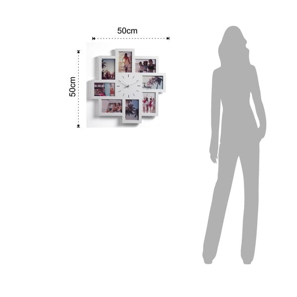 Wisząca ramka na 8 zdjęć z zegarem Tomasucci Olly-image-3