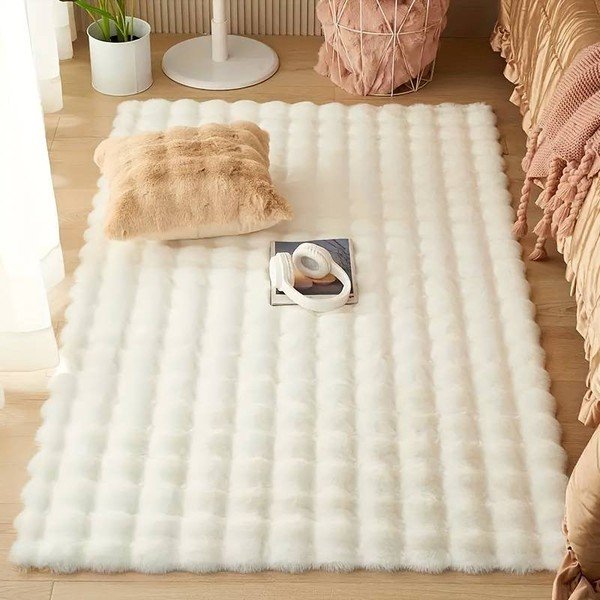 Dywan odpowiedni do prania w kolorze kości słoniowej 150x230 cm Bubble Emarald – Mila Home-image-1