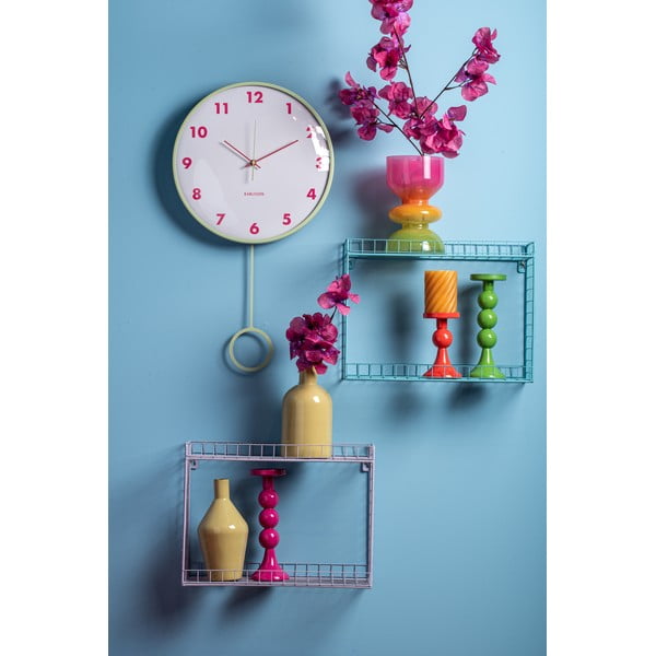 Fioletowa wielopoziomowa stalowa półka 40 cm Reja – PT LIVING-image-1