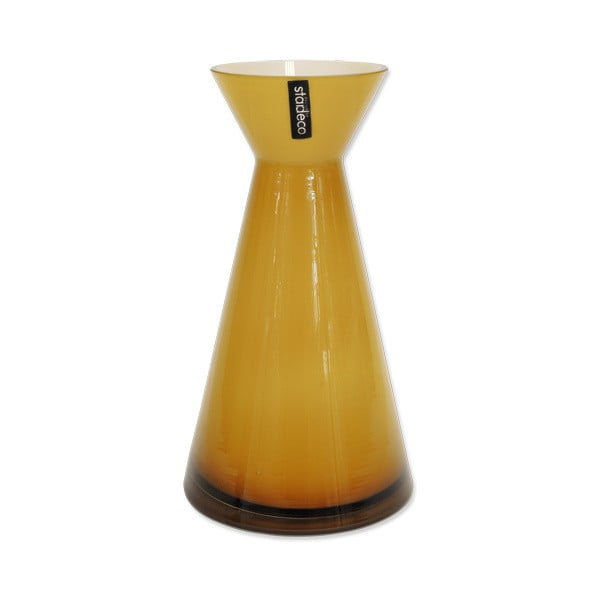 Szklany wazon Istra, pomarańczowy