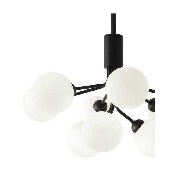 Czarno-biała lampa wisząca SULION Musa, wys. 102 cm-image-2