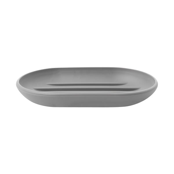 Szara plastikowa mydelniczka Touch – Umbra-image-3