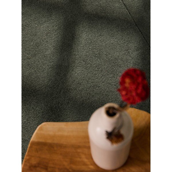 Ciemnozielony dywan z mieszanki wełny tkany ręcznie 160x230 cm Kari – Villeroy&Boch-image-2