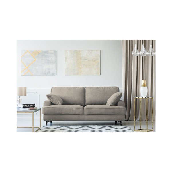 Szarobrązowa sofa trzyosobowa Kooko Home Salsa-image-1