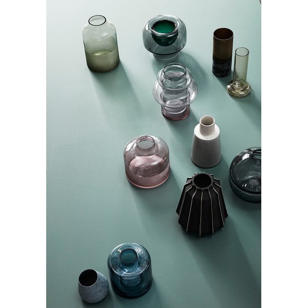 Szklany ręcznie wykonany wazon Lunar – Hübsch-image-3