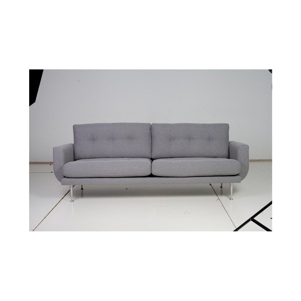 Szara sofa 3-osobowa Scandic Fly-image-2