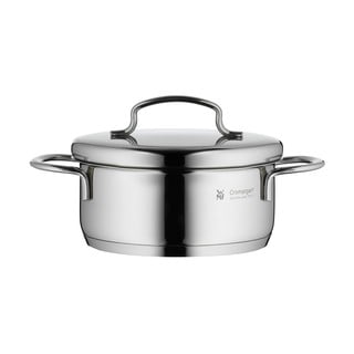 Nierdzewny garnek z pokrywką WMF Cromargan® Mini, ⌀ 12 cm