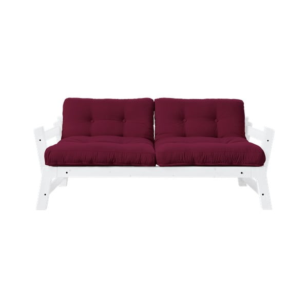 Sofa rozkładana Karup Design Step White/Light Bordeaux