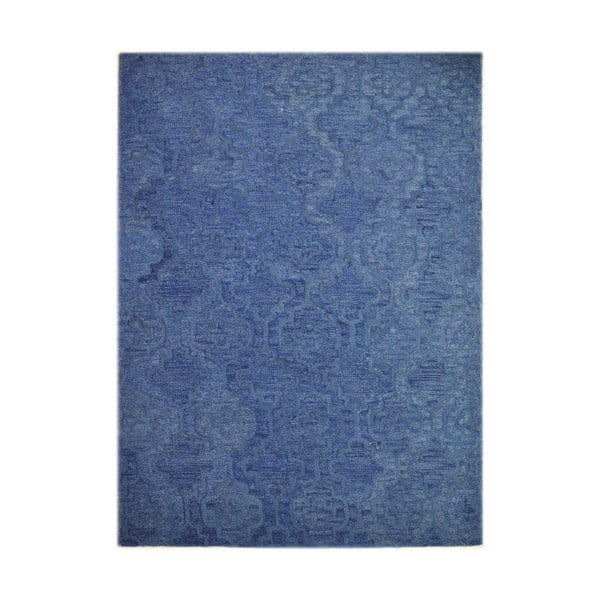 Niebieski dywan wełniany The Rug Republic Acura, 230x160 cm