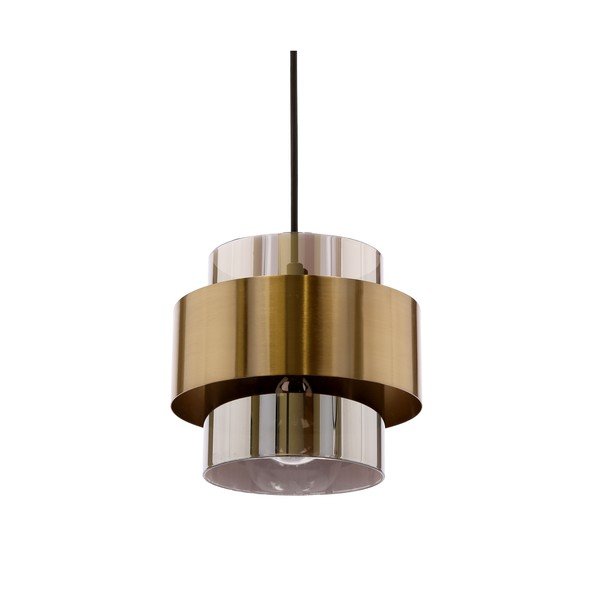 Czarna lampa wisząca ze szklanym kloszem ø 18 cm Spiega – Candellux Lighting-image-3