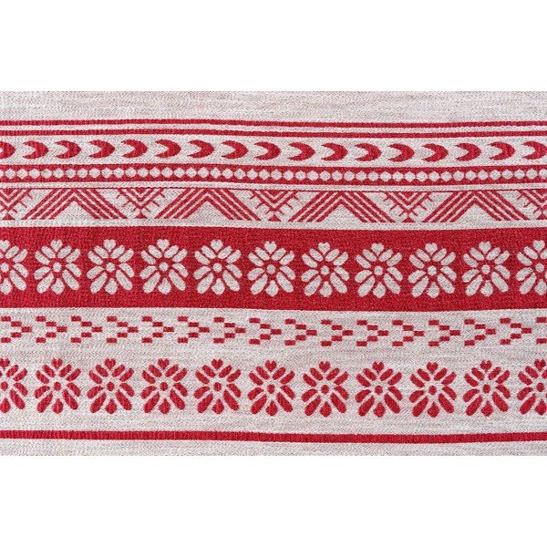 Czerwono-beżowa zasłona 140x255 cm Doina – Mendola Fabrics-image-4