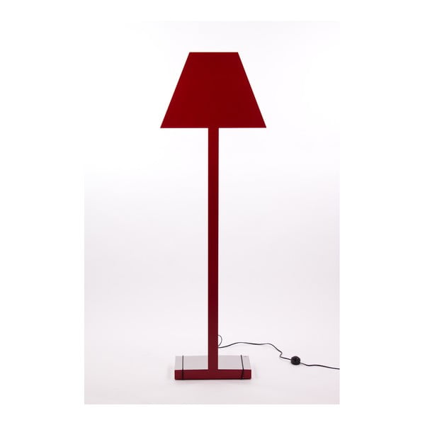 Czerwona lampa stojąca Caoscreo 2D Floor