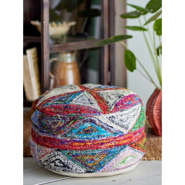 Czerwony puf Torano – Bloomingville-image-1