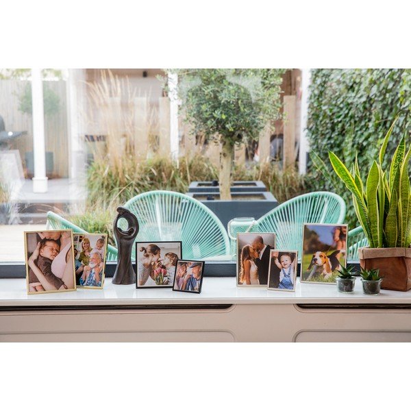 Czarna metalowa ramka stojąca/ścienna 16x16 cm Sweet Memory – Zilverstad-image-1