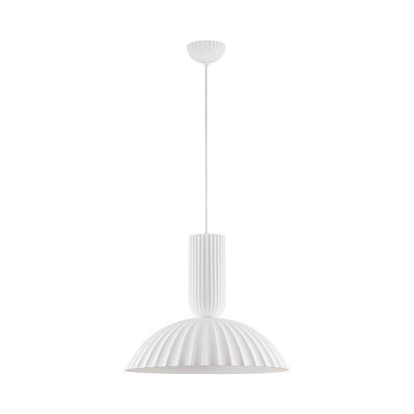 Biała kamienna lampa wisząca ø 50 cm Ammos – Nova Luce