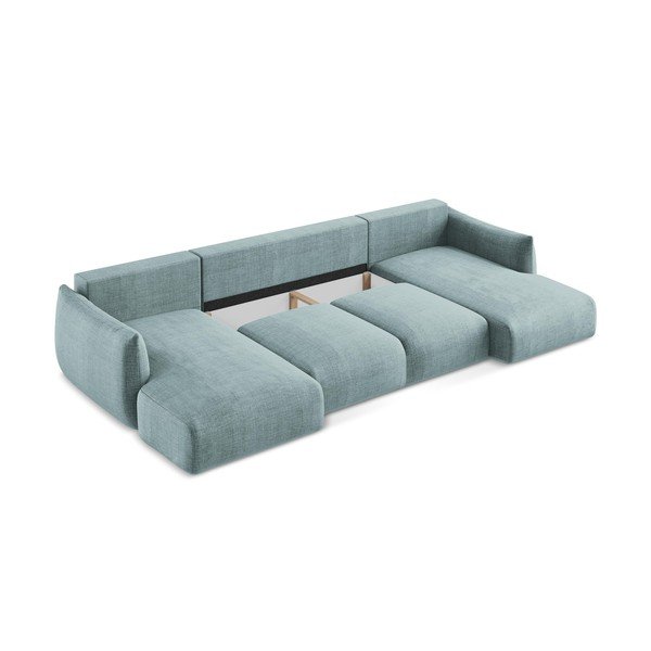 Niebieski rozkładany narożnik (w kształcie litery U) Leila – Makamii-image-4