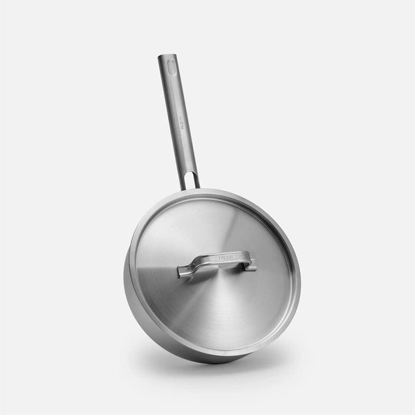 Patelnia z pokrywką ze stali nierdzewnej ø 24 cm Lucca 4.0 – FABINI-image-1