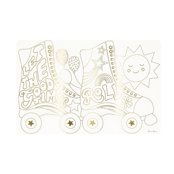 Papierowe maty stołowe zestaw 8 szt. 28x42.5 cm Happy Icons – Meri Meri-image-4