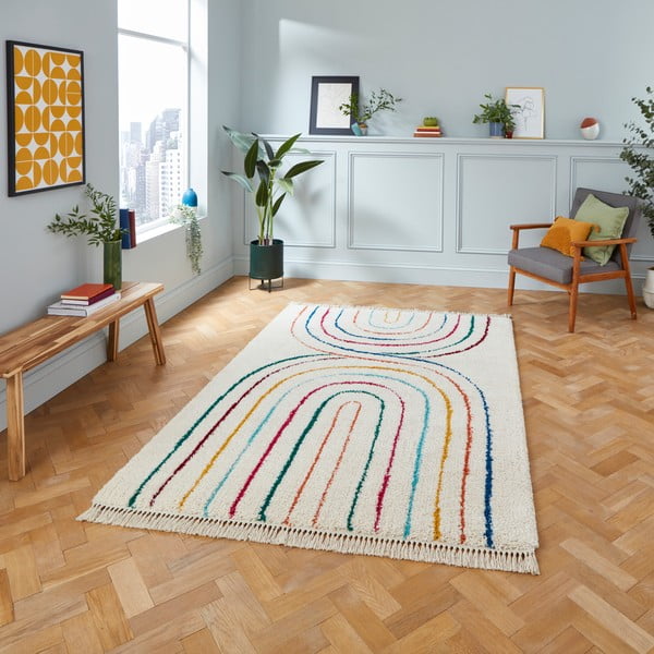 Beżowy dywan 290x200 cm Boho – Think Rugs-image-1