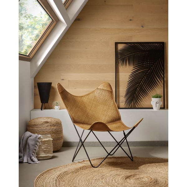 Puf w naturalnym kolorze Doc – Kave Home-image-3