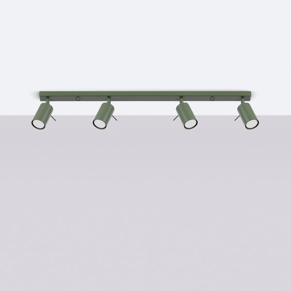 Zielona lampa punktowa 6x81 cm Etna – Sollux-image-4
