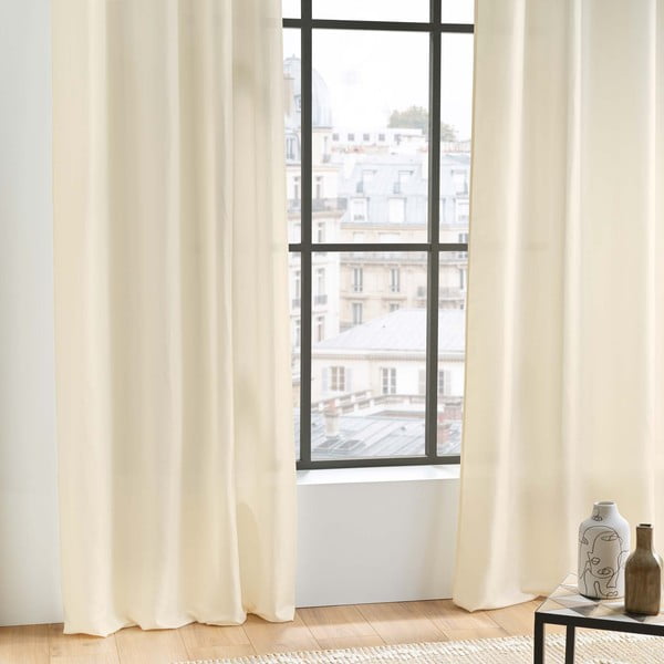 Beżowa zasłona z mikrowłókna 140x280 cm Absolu – douceur d'intérieur-image-2