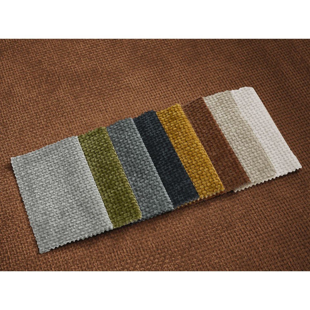 Pomarańczowa rozkładana sofa z tkaniny szenilowej 228 cm Neyo – Bobochic Paris (zdjęcie 5)