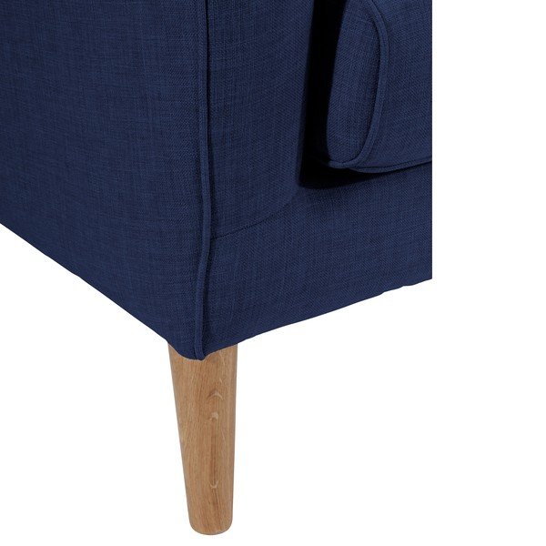 Ciemnoniebieski fotel Max Winzer Miriam Linen-image-3