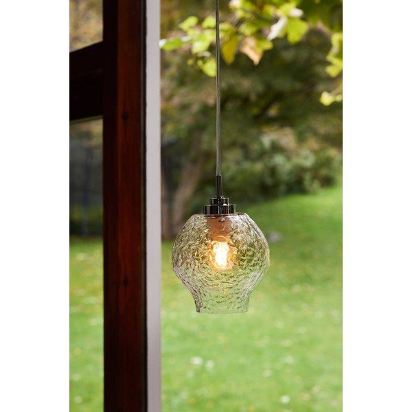 Szklana lampa wisząca ø 15 cm Breen – Jotex-image-1