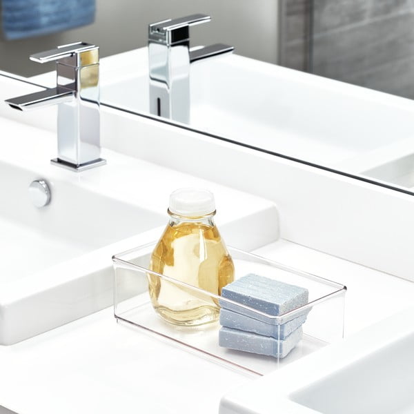 Przezroczysty pojemnik iDesign The Home Edit, 11,9x24x8,1 cm-image-1