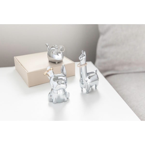 Stojak na pierścionki w kolorze srebra Umbra Zoola Lama-image-1