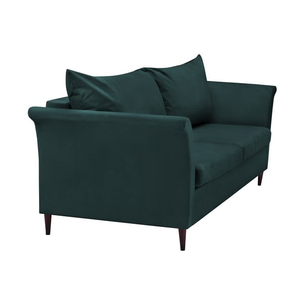 Zielononiebieska rozkładana sofa ze schowkiem Mazzini Sofas Pivoine-image-3