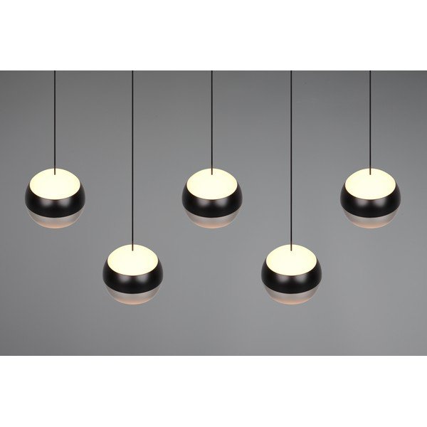 Lampa wisząca LED w czarno-srebrnym kolorze Orbit – Trio Select-image-1