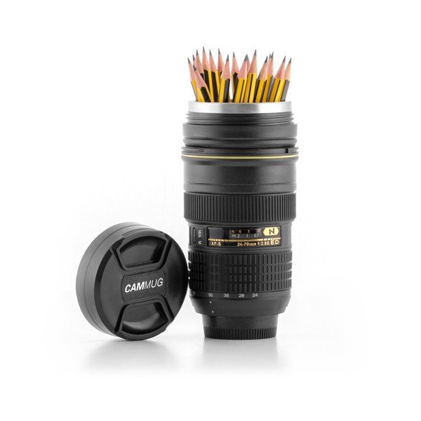 Czarny podróżny kubek termiczny InnovaGoods CamCup, 400 ml-image-2