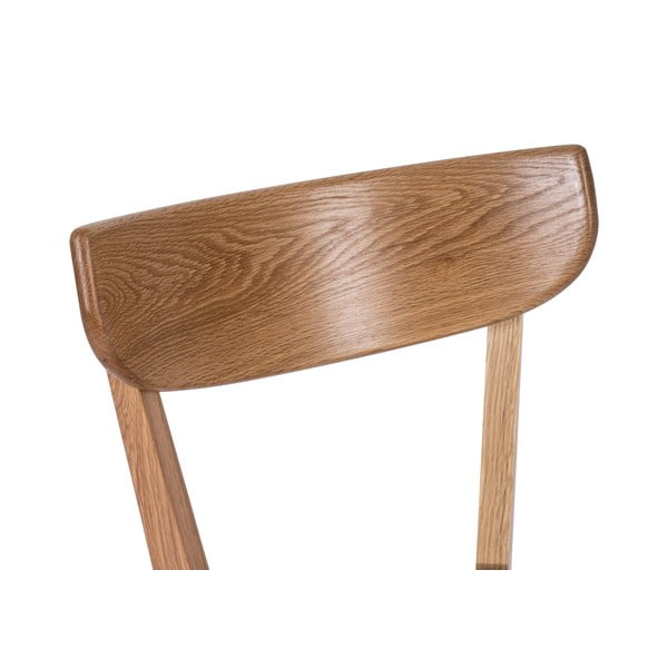 Krzesło z drewna dębowego z czarnym siedziskiem Arch – Bonami Selection-image-4