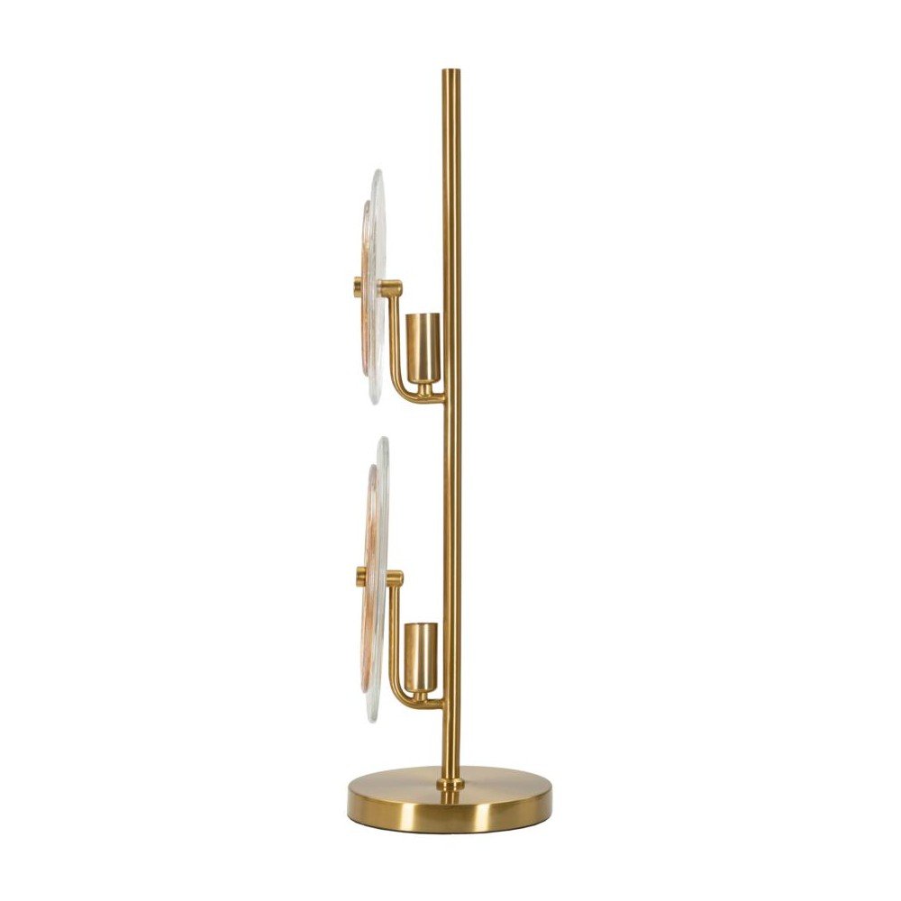 Lampa stołowa w kolorze złota ze szklanym kloszem (wysokość 63 cm) Venice – Mauro Ferretti (zdjęcie 3)