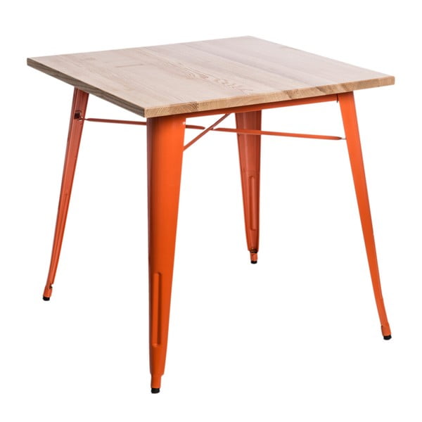 Pomarańczowy stół D2 Paris Ash Wood