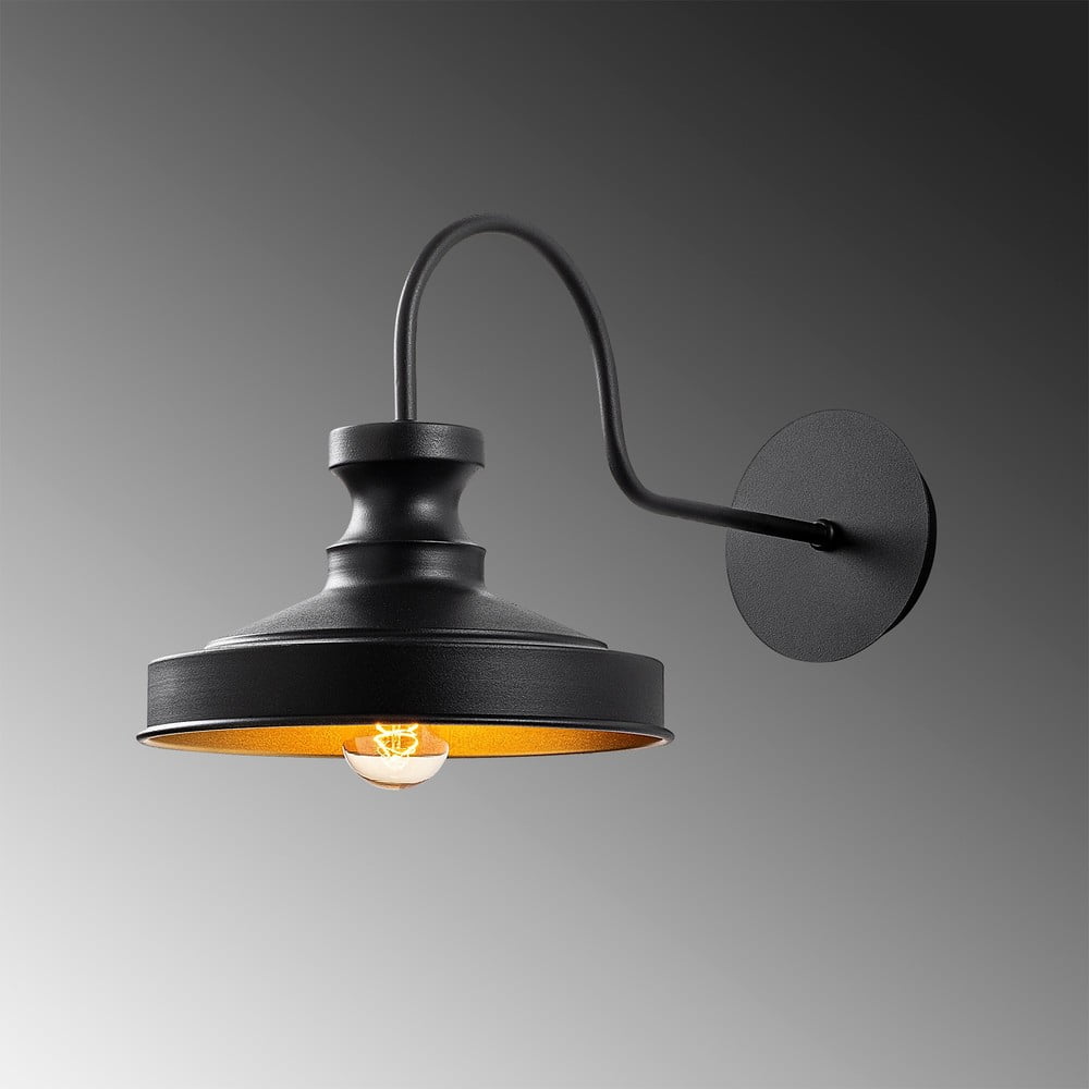 Czarny kinkiet ø 22 cm Kiruna – Opviq lights (zdjęcie 4)